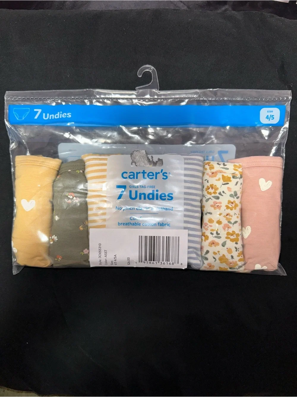 Carter's Girls 7-Pack Floral Briefs